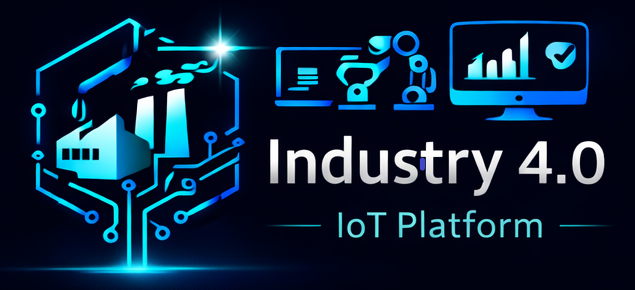 Digital Smart Factory Icon